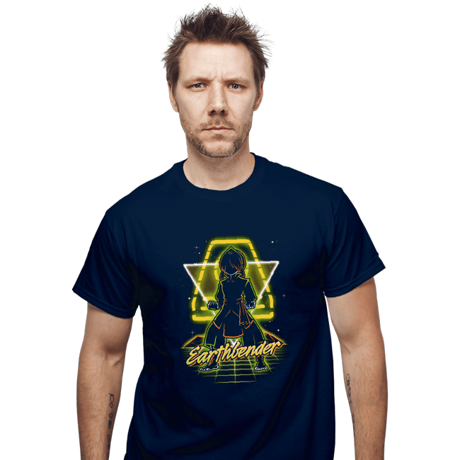 Shirts T-Shirts, Unisex / Small / Navy Retro Earthbender