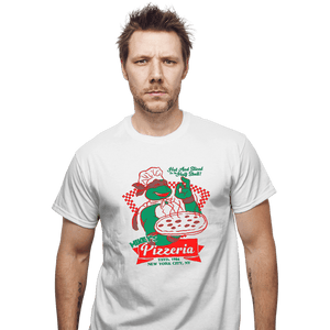 Secret_Shirts T-Shirts, Unisex / Small / White Mikey's Pizzeria