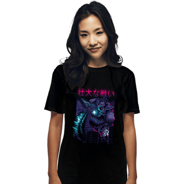 Secret_Shirts T-Shirts, Unisex / Small / Black Epic Kaiju Battle