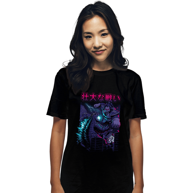 Secret_Shirts T-Shirts, Unisex / Small / Black Epic Kaiju Battle