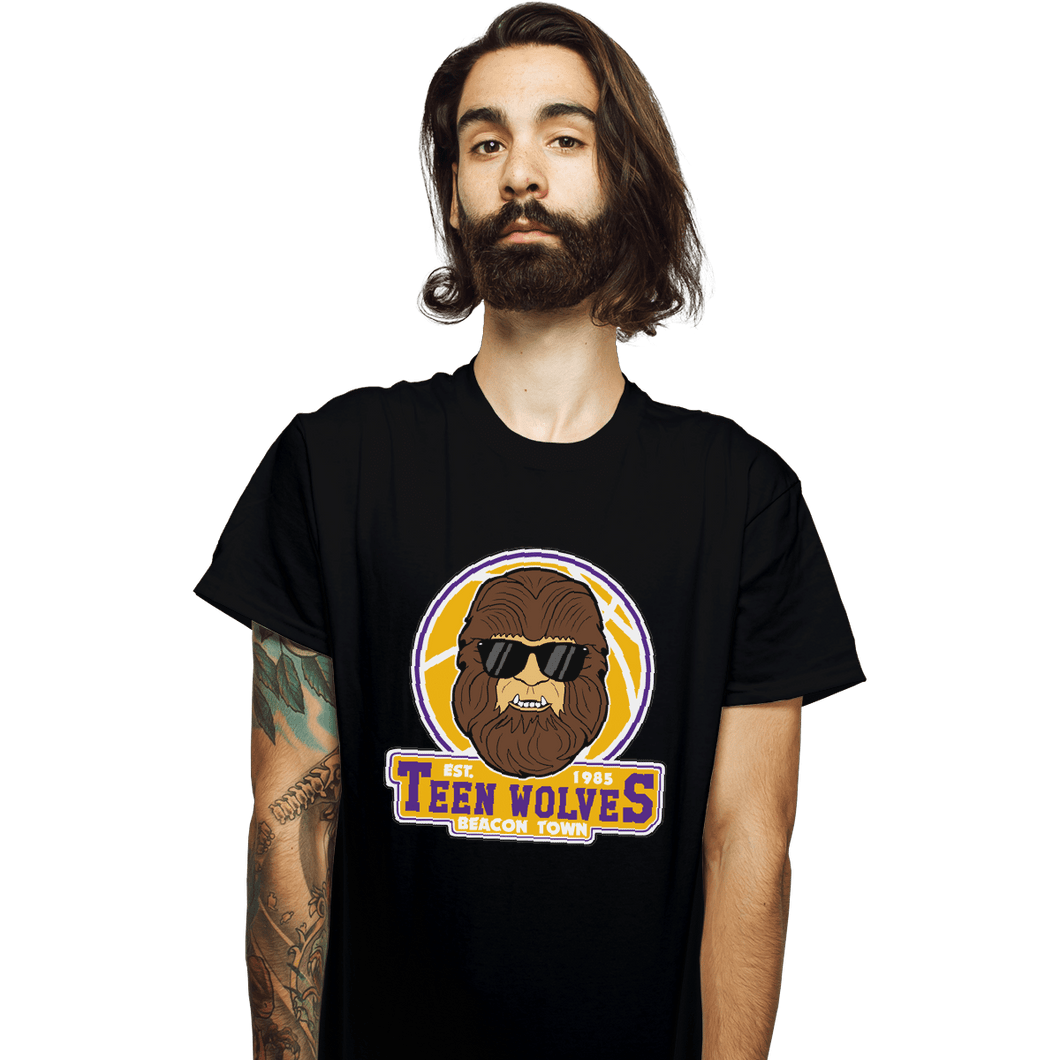 Shirts T-Shirts, Unisex / Small / Black Teen Wolves