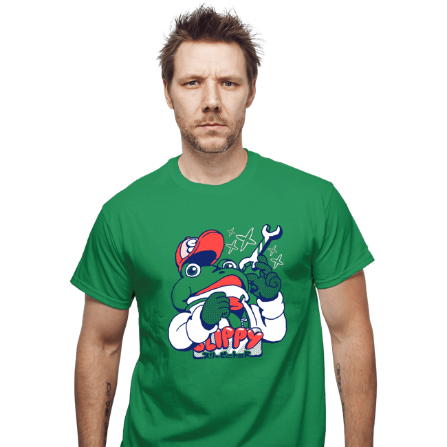 Shirts T-Shirts, Unisex / Small / Irish Green Slippy Toad