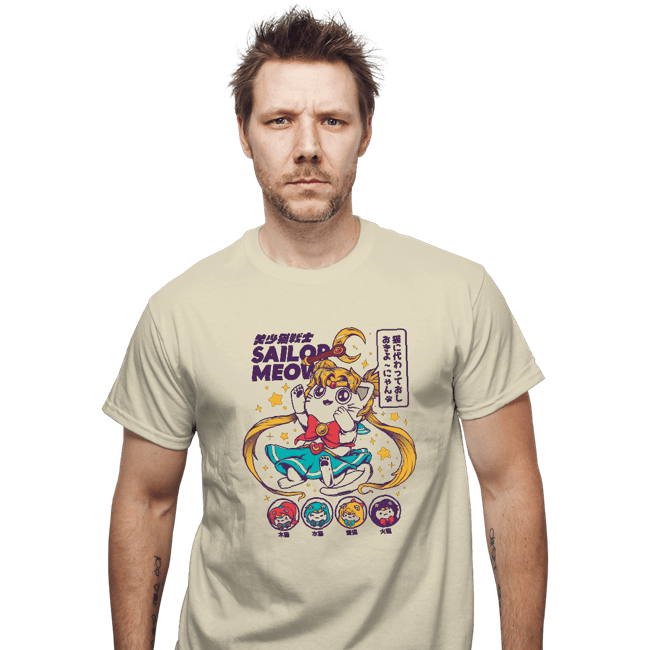 Secret_Shirts T-Shirts, Unisex / Small / Natural Pretty Sailor Meow