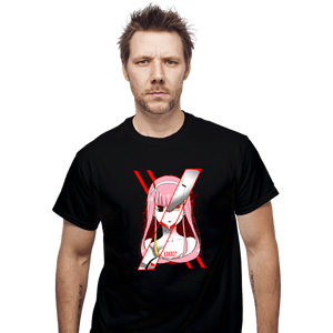 Shirts T-Shirts, Unisex / Small / Black Franxx