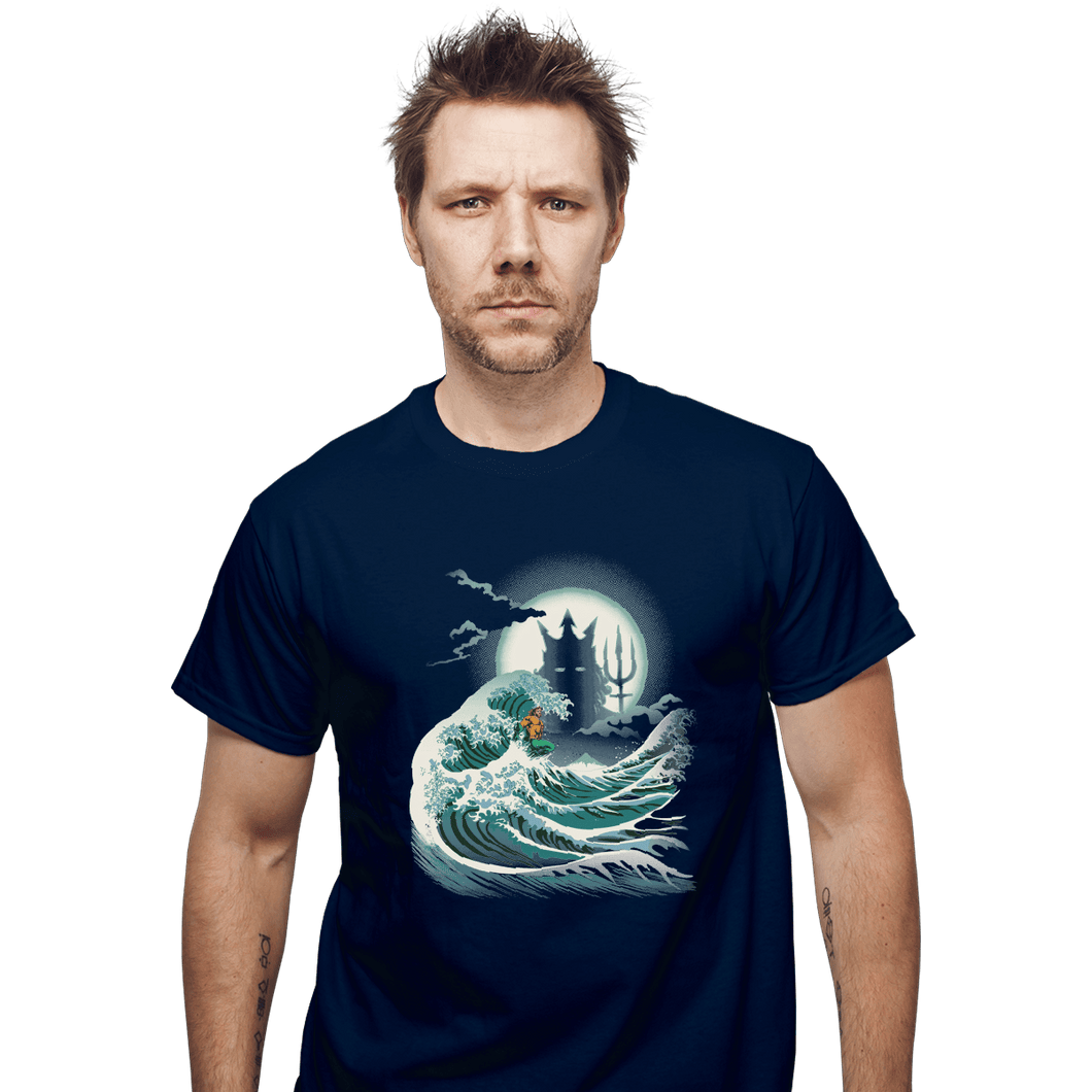 Shirts T-Shirts, Unisex / Small / Navy The Wave Of Atlantis