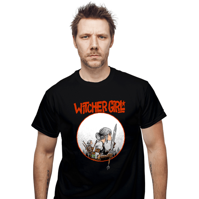 Daily_Deal_Shirts T-Shirts, Unisex / Small / Black Witcher Girl