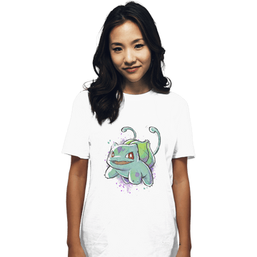 Shirts T-Shirts, Unisex / Small / White Grass Ink