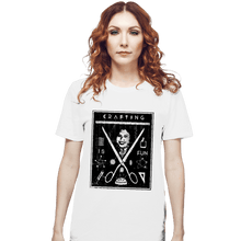 Load image into Gallery viewer, Secret_Shirts T-Shirts, Unisex / Small / White Crafting Is Fun Secret Sale

