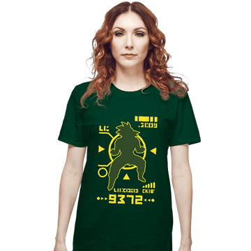 Shirts T-Shirts, Unisex / Small / Forest Saiyan Power Over 9000
