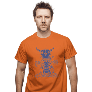 Secret_Shirts T-Shirts, Unisex / Small / Orange Digimon Evolution