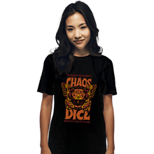 Load image into Gallery viewer, Daily_Deal_Shirts T-Shirts, Unisex / Small / Black Chaos Dice
