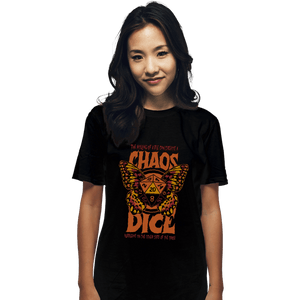 Daily_Deal_Shirts T-Shirts, Unisex / Small / Black Chaos Dice