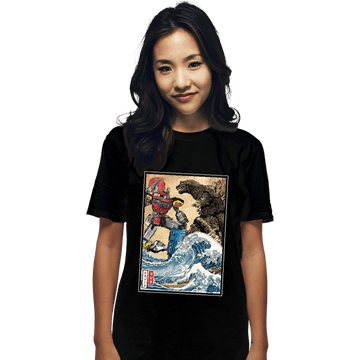 Daily_Deal_Shirts T-Shirts, Unisex / Small / Black King of the Monsters vs Megazord