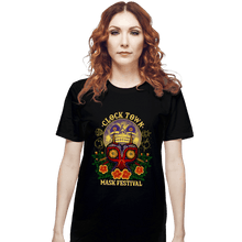Load image into Gallery viewer, Daily_Deal_Shirts T-Shirts, Unisex / Small / Black Clock Town Mask Festival
