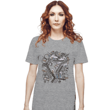Load image into Gallery viewer, Daily_Deal_Shirts T-Shirts, Unisex / Small / Sports Grey Escher Who
