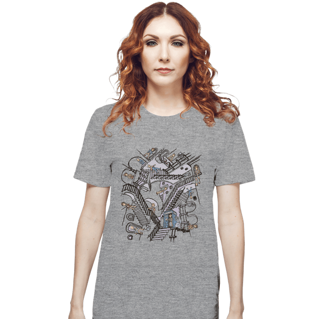 Daily_Deal_Shirts T-Shirts, Unisex / Small / Sports Grey Escher Who