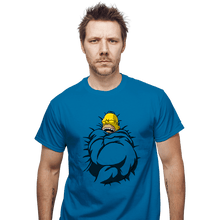 Load image into Gallery viewer, Daily_Deal_Shirts T-Shirts, Unisex / Small / Sapphire Big Toasty Cinnamon Bun
