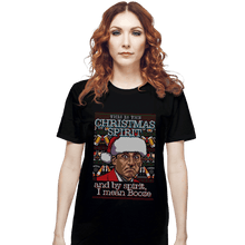 Load image into Gallery viewer, Shirts T-Shirts, Unisex / Small / Black Christmas Spirit
