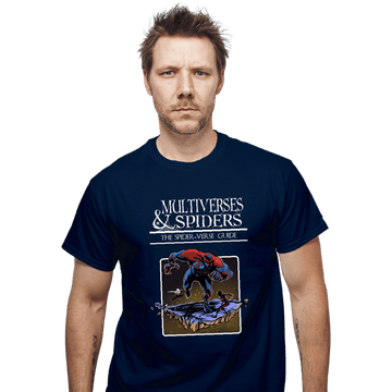 Secret_Shirts T-Shirts, Unisex / Small / Navy Multiverses And Spiders