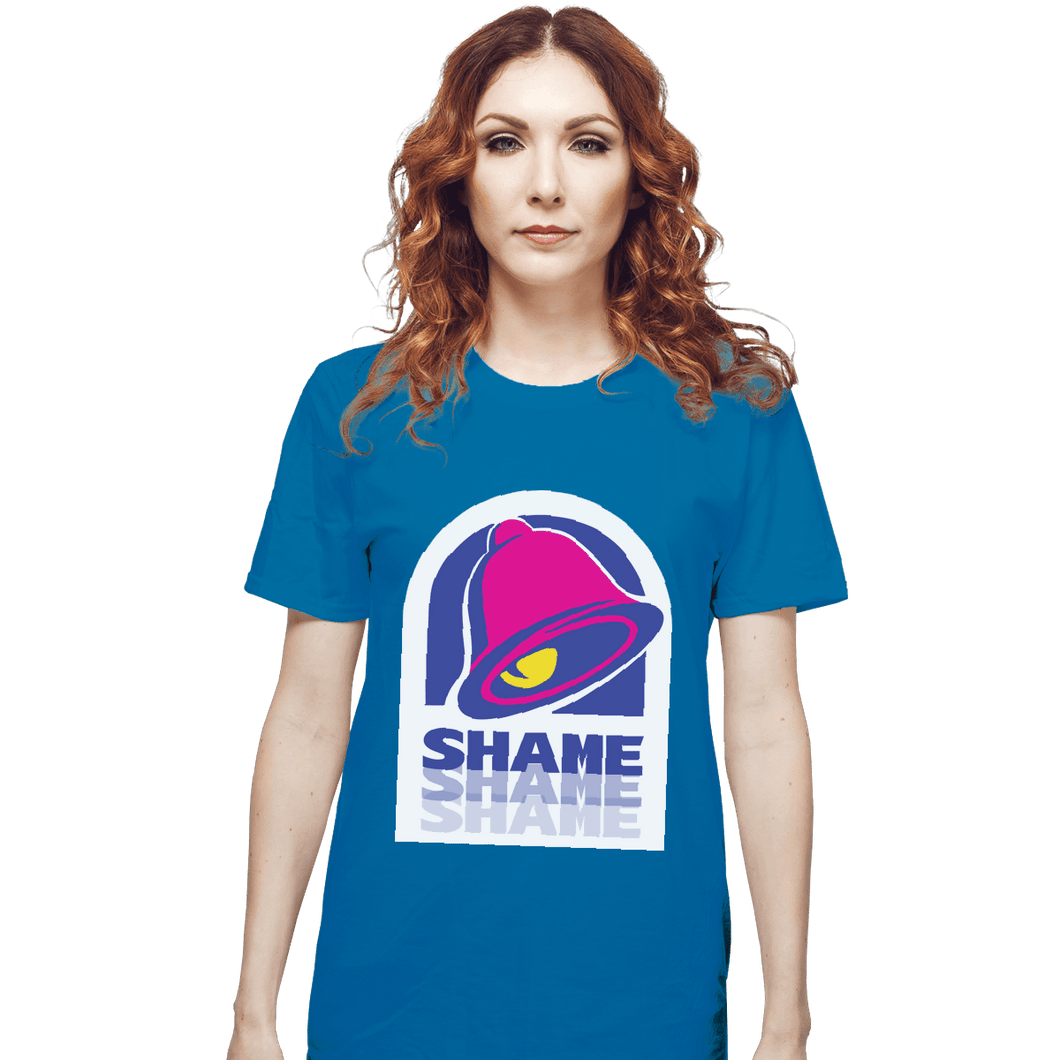 Shirts T-Shirts, Unisex / Small / Sapphire Taco Shame