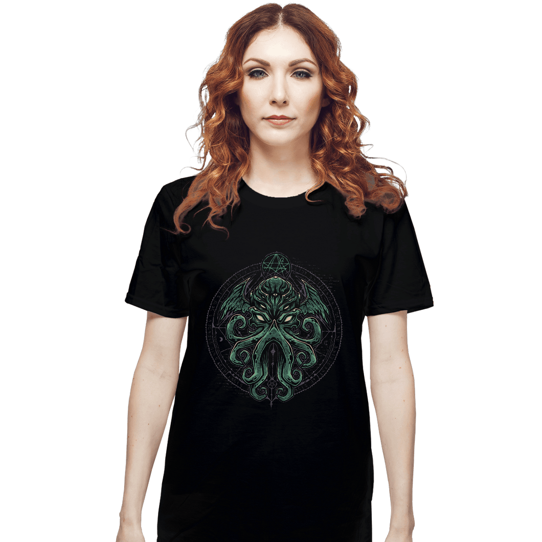 Shirts T-Shirts, Unisex / Small / Black Great Cthulhu