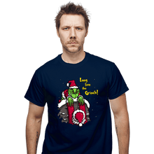 Load image into Gallery viewer, Daily_Deal_Shirts T-Shirts, Unisex / Small / Navy Long Live The Grinch
