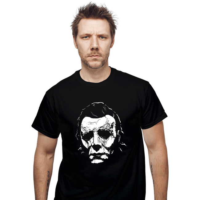 Shirts T-Shirts, Unisex / Small / Black Shape Of Myers