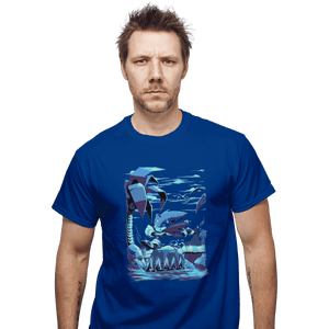Shirts T-Shirts, Unisex / Small / Royal Blue Green Hill Zone