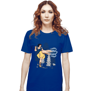 Secret_Shirts T-Shirts, Unisex / Small / Royal Blue Chun White Kick