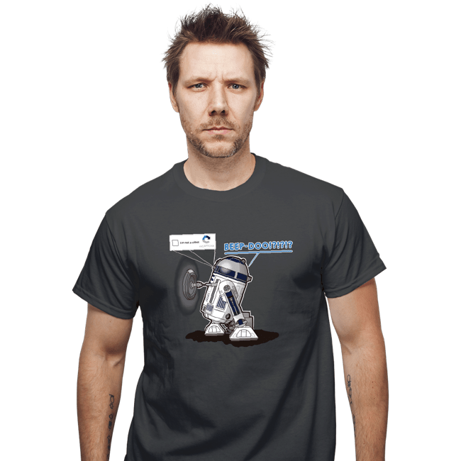 Secret_Shirts T-Shirts, Unisex / Small / Charcoal R2 Captcha