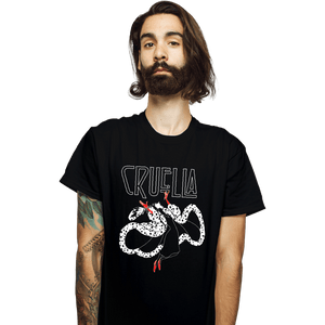 Shirts T-Shirts, Unisex / Small / Black Cruella