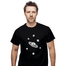 Load image into Gallery viewer, Secret_Shirts T-Shirts, Unisex / Small / Black RPG Dice Galaxy
