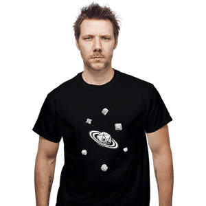 Secret_Shirts T-Shirts, Unisex / Small / Black RPG Dice Galaxy