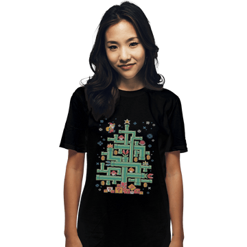 Shirts T-Shirts, Unisex / Small / Black It's a Tree Mario