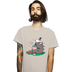 Shirts T-Shirts, Unisex / Small / Sand Hilda Brown