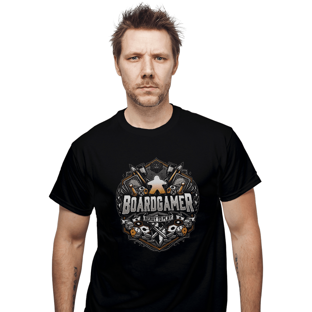 Shirts T-Shirts, Unisex / Small / Black Boardgamer