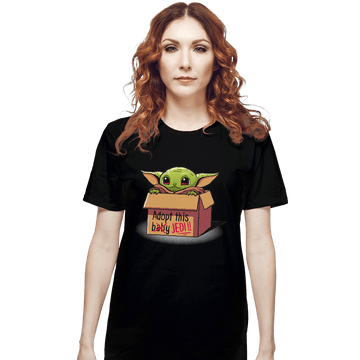 Shirts T-Shirts, Unisex / Small / Black Adopt This Jedi