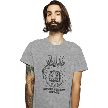 Secret_Shirts T-Shirts, Unisex / Small / Sports Grey RIP Tamagotchi