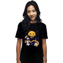 Load image into Gallery viewer, Daily_Deal_Shirts T-Shirts, Unisex / Small / Black Magical Halloween Moon
