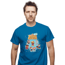 Load image into Gallery viewer, Secret_Shirts T-Shirts, Unisex / Small / Sapphire Animal Crossing Cooking
