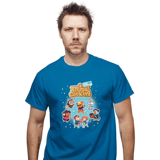 Secret_Shirts T-Shirts, Unisex / Small / Sapphire Animal Crossing Cooking