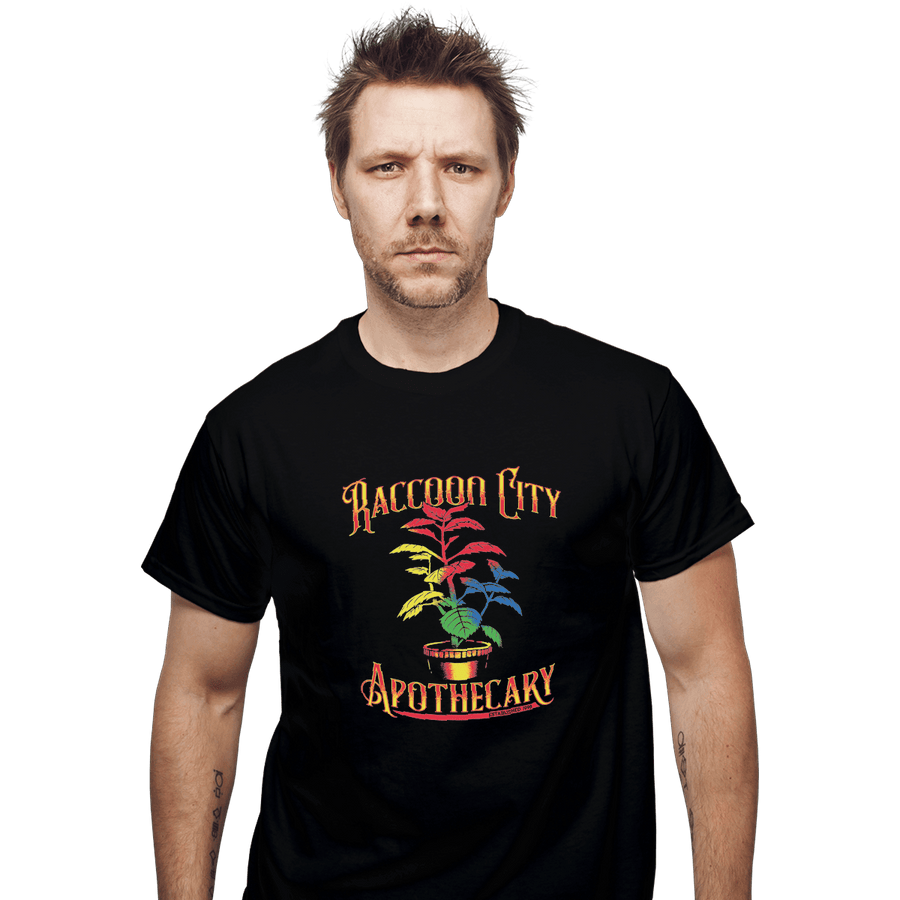 Shirts T-Shirts, Unisex / Small / Black Raccoon City Apothecary