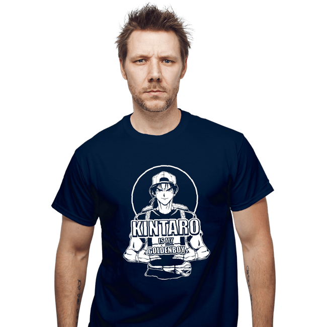 Daily_Deal_Shirts T-Shirts, Unisex / Small / Navy Kintaro Is My Goldenboy