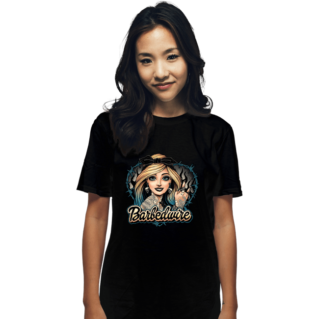 Daily_Deal_Shirts T-Shirts, Unisex / Small / Black Barbedwire