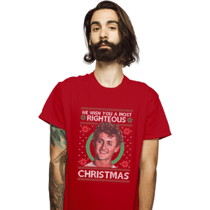 Shirts T-Shirts, Unisex / Small / Red Righteous Christmas
