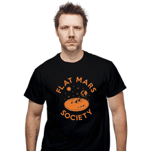 Load image into Gallery viewer, Shirts T-Shirts, Unisex / Small / Black Flat Mars Society
