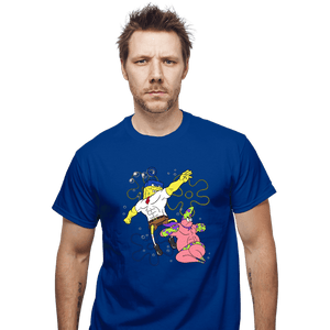 Daily_Deal_Shirts T-Shirts, Unisex / Small / Royal Blue Sponge Knight Returns