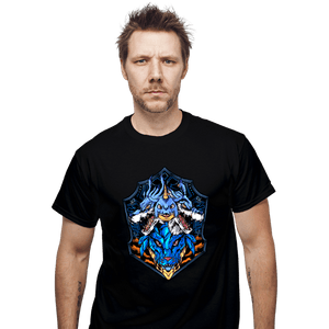 Shirts T-Shirts, Unisex / Small / Black Blue Warrior