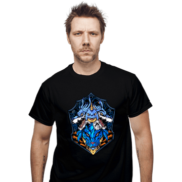 Shirts T-Shirts, Unisex / Small / Black Blue Warrior