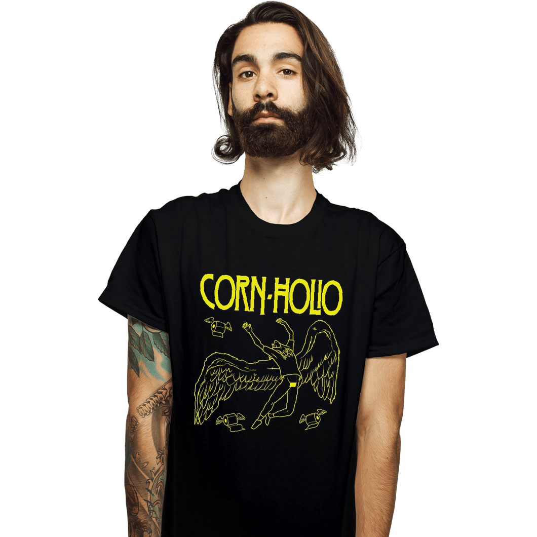 Shirts T-Shirts, Unisex / Small / Black Corn Holio